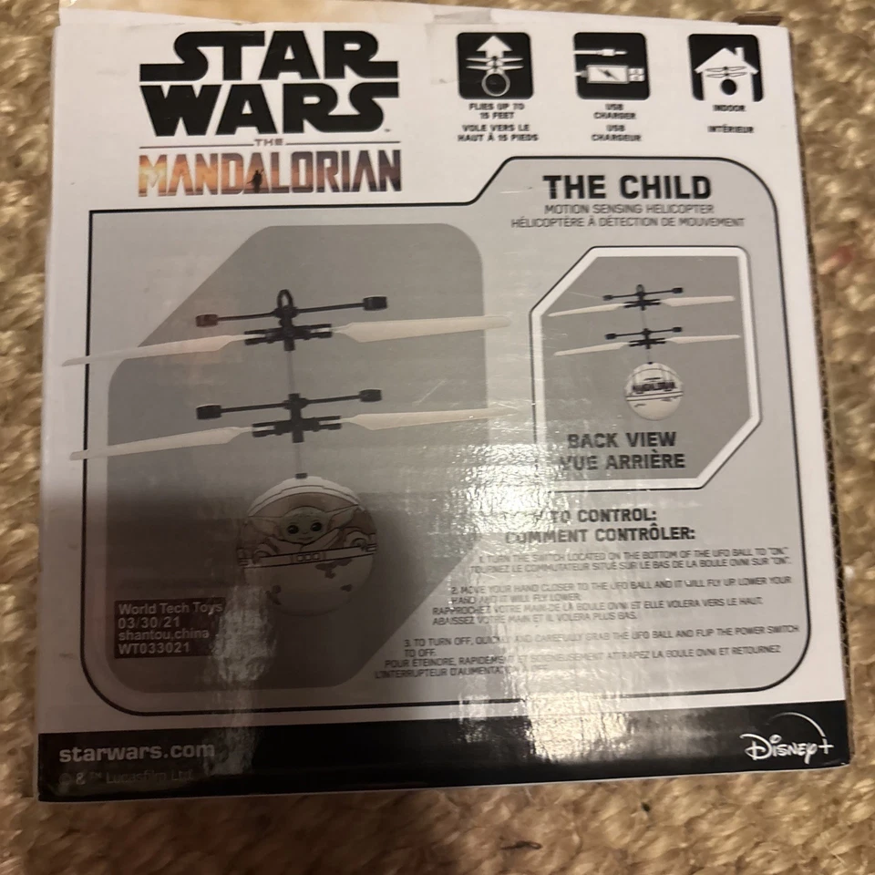 Star Wars, The Mandalorian, The Child Motion Sensing Helicopter - Image 2 of 2