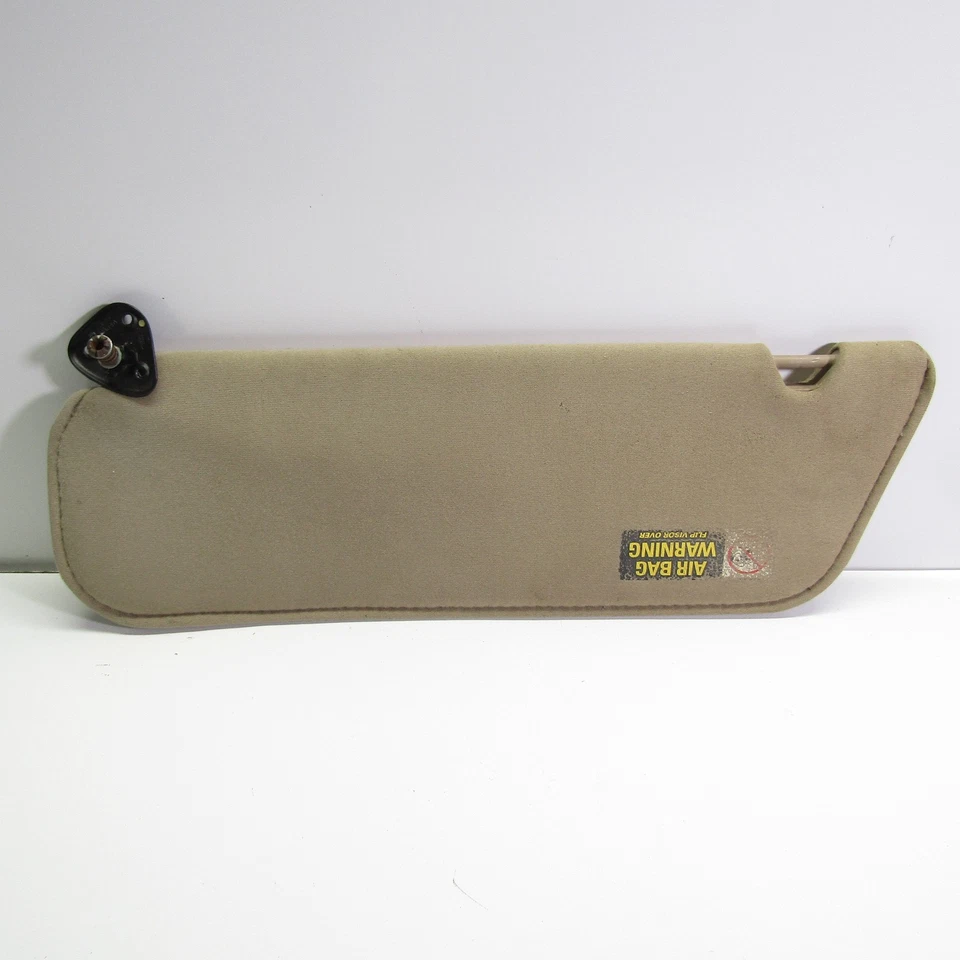 1989-2006 Ford Ranger Sun Visor Shade Passenger Right Dark Tan OEM W/ Mirror - Image 4 of 4