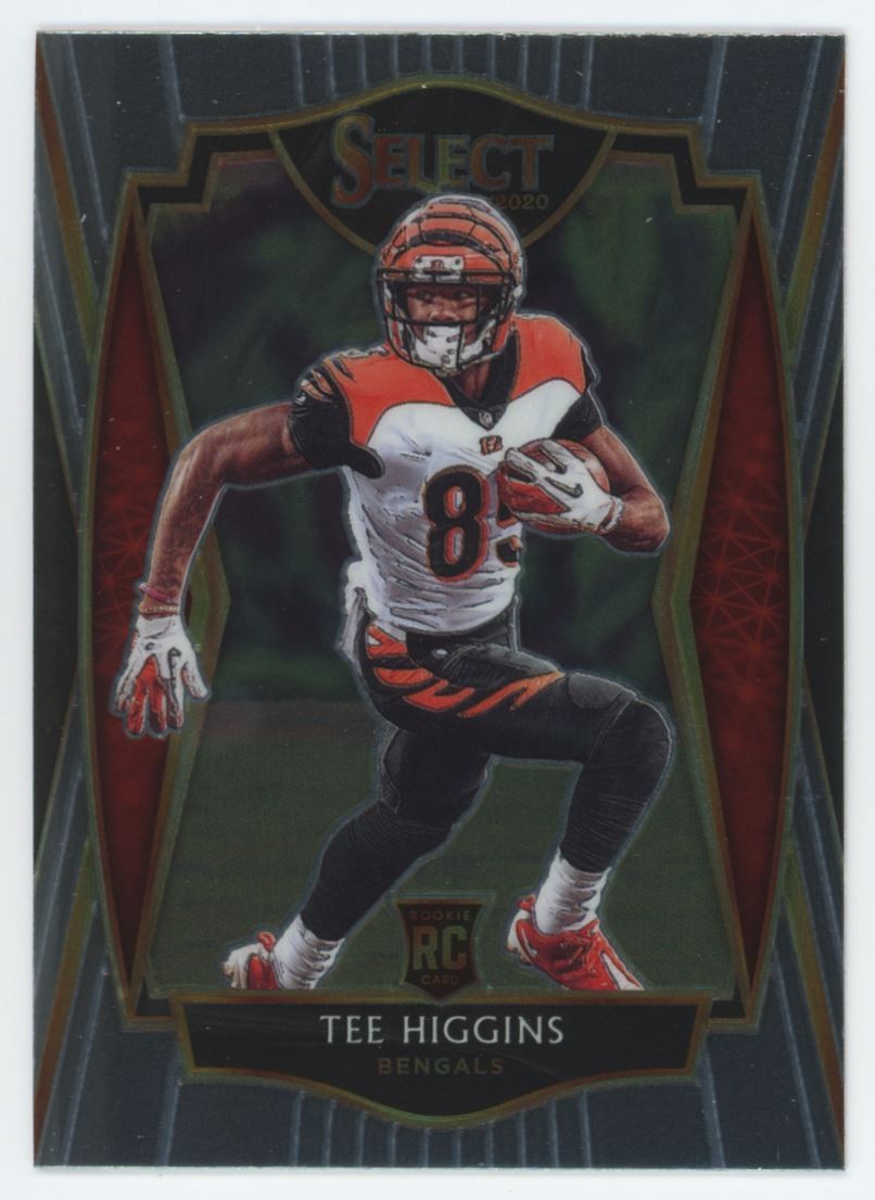 2020 Panini Select Premier Tee Higgins Rookie Cincinnati Bengals #160