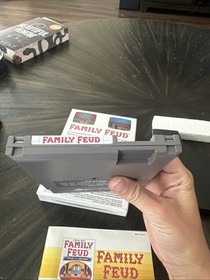Nintento NES Game Family Feud CIB Complete In Box Near Mint See Pics