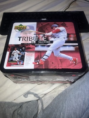 Upper Deck Tribute to Mark McGwire 1999 MLB Tributes Lunch Box Set Sealed