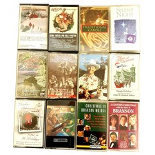 Mixed Christmas Cassette Lot 12 Country Traditional Classic Spiritual More