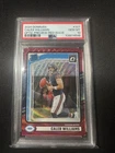 CALEB WILLIAMS 2024 Donruss Red Wave Optic Rated Rookie Preview RC PSA 10