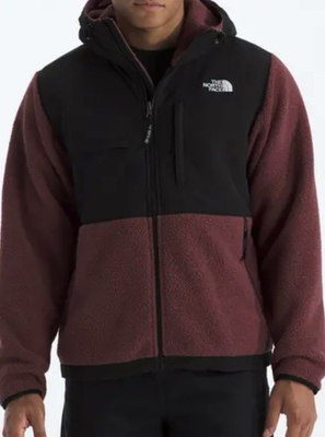 #ad The North Face Men#x27;s Burgundy and Black Lightweight Fleece Jacket size XL $55.00