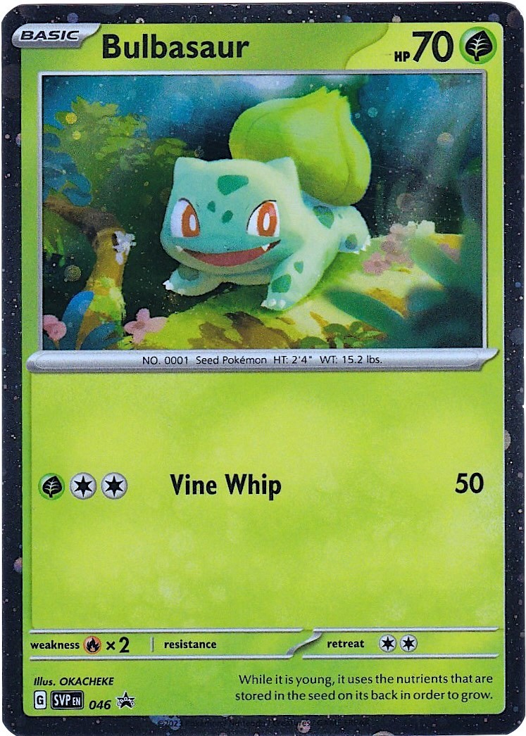 Bulbasaur (Cosmos Holo) 046 SV: Scarlet & Violet Promo Cards Holofoil Pokemon