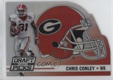2015 Panini Prizm Collegiate Draft Picks Helmet Die-Cut Chris Conley #13 1s8