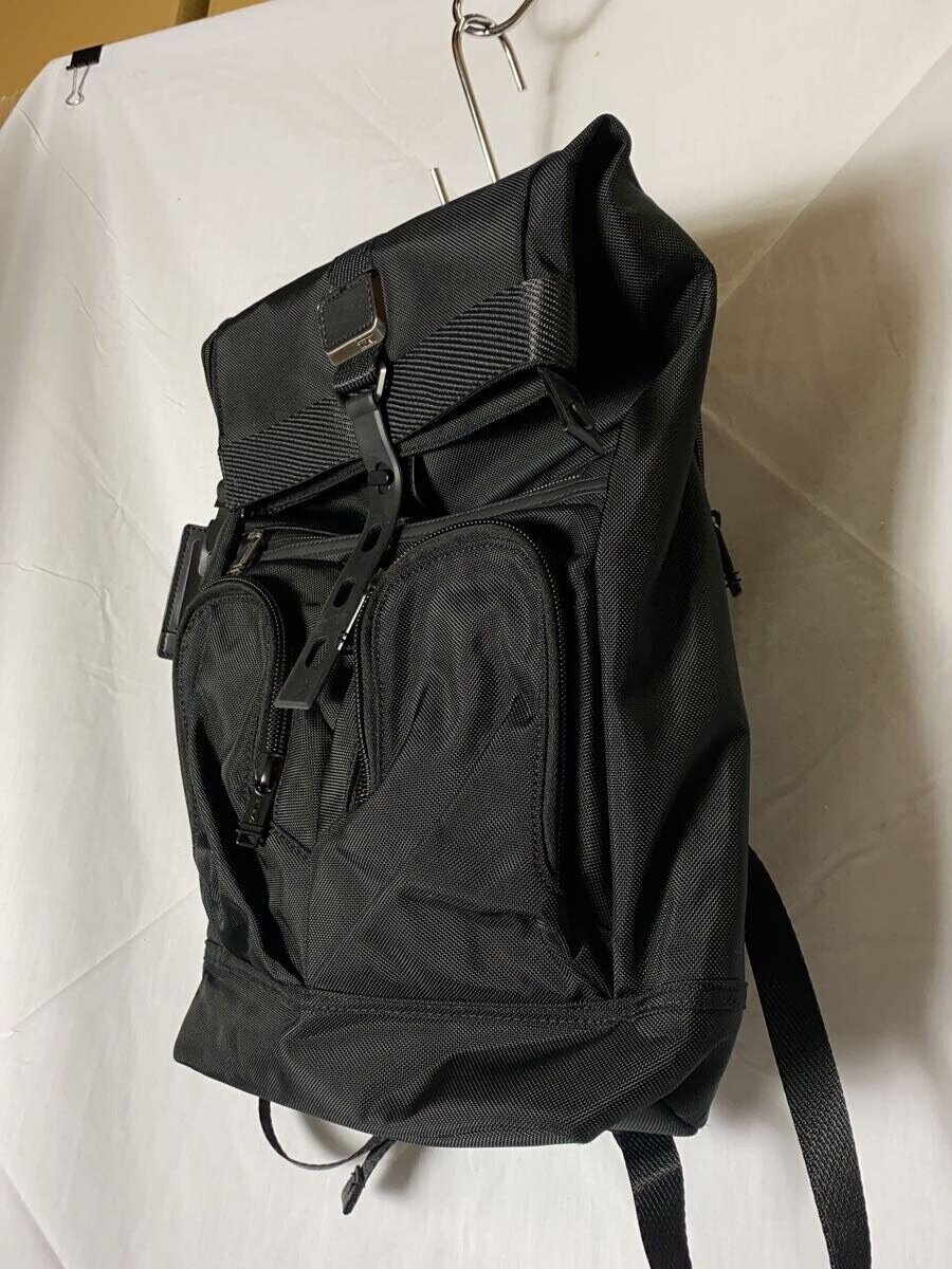 TUMI Backpack Polyester Black Plain Used - image 2