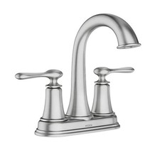Moen Ellicott Two-Handle Centerset Bathroom Faucet Brushed Nickel New 84092SRN