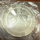 Scottsdale Mint 1 Troy Oz Cowboy Round! .9999 Fine Silver