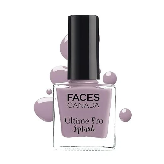 FACES CANADA Ultime Pro Splash Nail Polish - Midnight 140 (8ml) | Quick Dry...