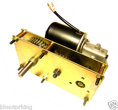 High Torque Reversible 12V DC 5RPM Low Speed Gear Motor with DPDT Reverse Switch