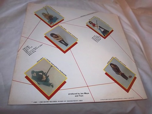 TOYS-DASHBOARD MUSIC-SECRET SR 8801-WHITE VINYL WITH INSERT NM/VG+ RECORD LP - Picture 2 of 2
