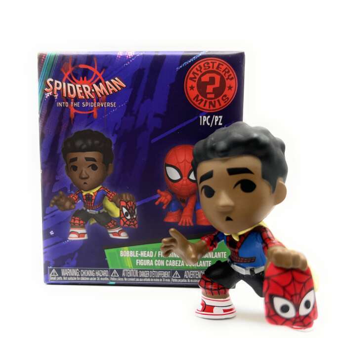 FUNKO MYSTERY MINI SPIDERMAN SPIDERVERSE MILES MORALES 1:6 NEW w