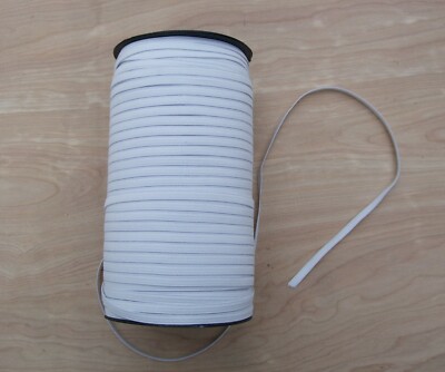 6 mm Flach Weiß Elastisch Gute Qualität Nähen Gesichtsmasken Handwerk Wählen Sie Ihre Länge