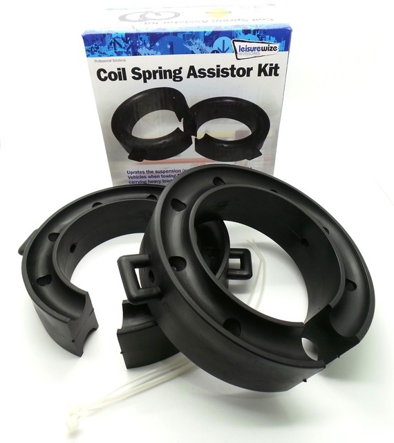Streetwize Car Suspension Coil Spring Rubber Towing Spacers Assisters