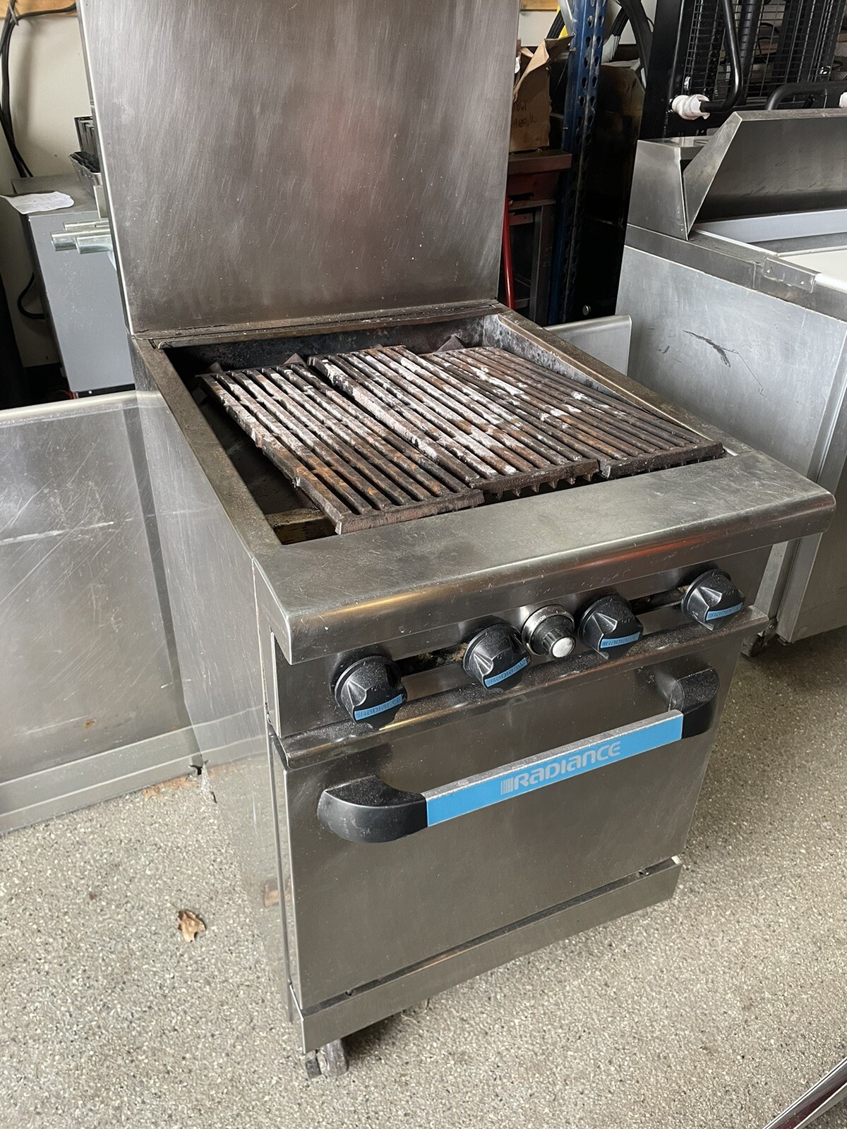 Turbo Air TAR-24RB Natural Gas 24" Charbroiler With Standard Oven