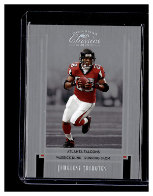 2005 Donruss Classics Timeless Tributes Silver #6 Warrick Dunn /50
