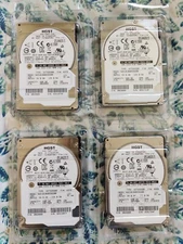 LOT OF 4 HGST 600GB 10K 2.5" SAS 12Gb/s Server HDD HUC101860CSS200 Open Box