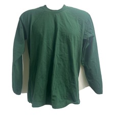 PROCLUB MEN'S HEAVYWEIGHT LONG SLEEVE CASUAL ACTIVE WORK Green T SHIRT Size M