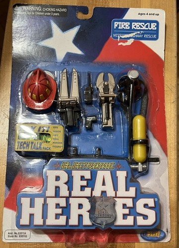 NEW Real Heroes Fire Rescue Electronic RePlay Toys 2001 🚒 🔥 - 第 1/6 張圖片