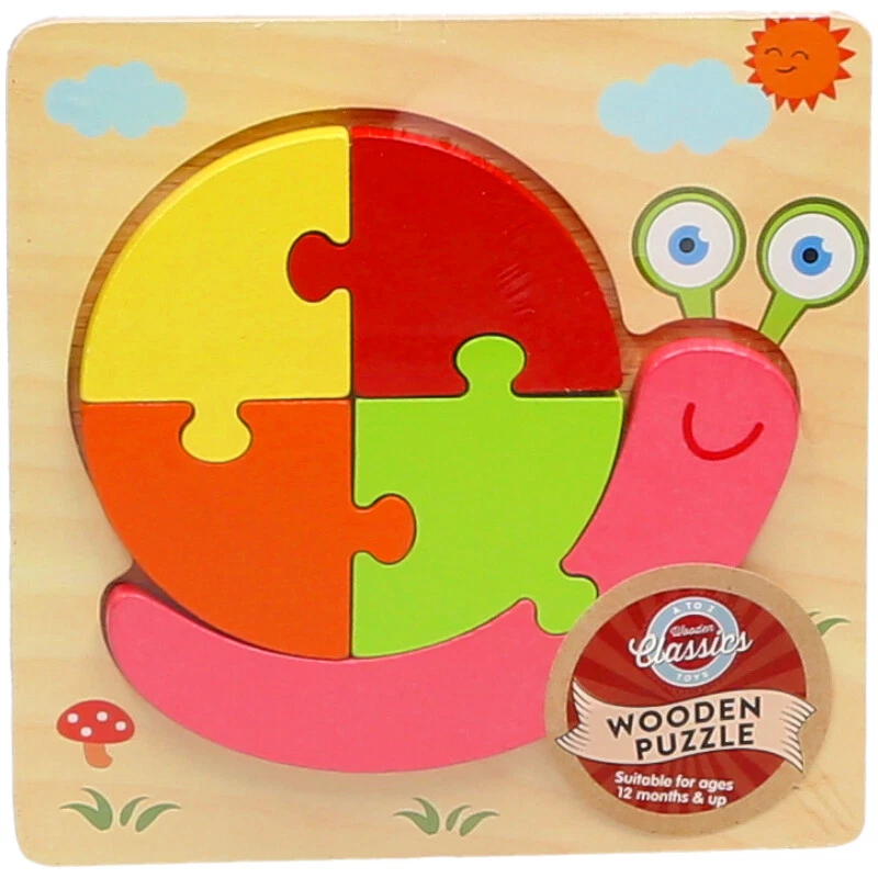 3 Pack My 1st Wooden Animal Child's Puzzle Suitable From 12 Months+ - Image 3 of 4