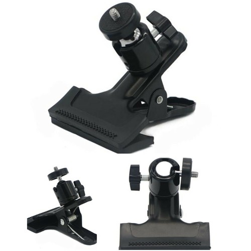 1PC Spring Clamp Ball Head Camera Mount Holder Metal Fixed Auxiliary Iron Clip - Picture 2 of 9