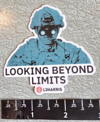 #1 L3Harris L3 Communications Harris Communication Vinyl Decal Sticker Shot Show