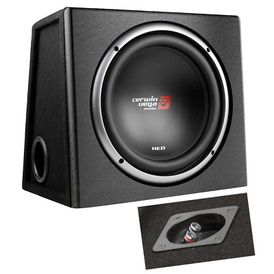 Cerwin-Vega XE10SV 10? 800W Single Subwoofer + 1600W Amplifier + 8