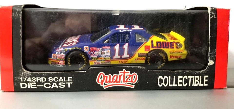 Quartzo NASCAR Ford Thunderbird #11 Brett Bodine - Lowe's - 1:43 Diecast - Image 3 of 4