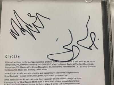 Miles & Erica    We Came Here To Work (New Signed by Miles & Erica) (CD)
