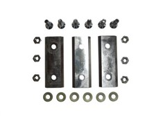 LESCHA Ersatzteil | 3x Ersatzmesser für Gartenhäcksler ZAK 2002