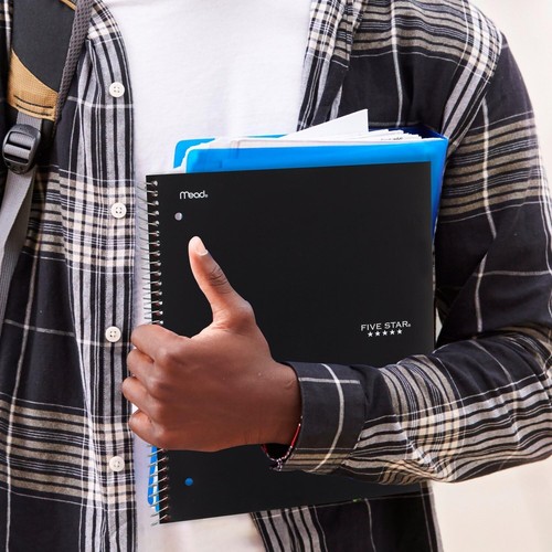Five Star Spiral Notebook + Study App, 5 Subject, College Ruled Paper, Fights In - Picture 6 of 7