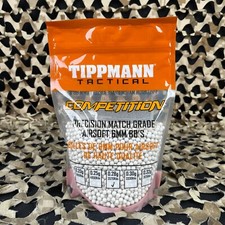 NEW Tippmann Tactical .28g Competition Airsoft BB's - 3,570 Rounds - White 65525