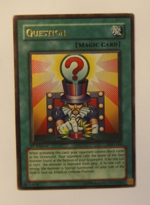 Near-Mint Question PGD-104 1st Edition Ultra Rare 