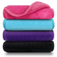 Reusable Makeup Remover Wipes Wash Cloths for Your Face Microfiber