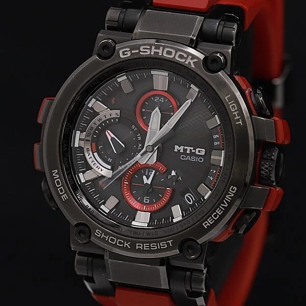 CASIO G-Shock MT-G MTG-B1000B-1A4JF Red Band Bluetooth