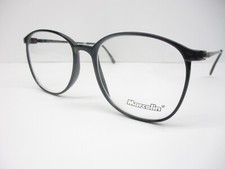 True Vintage Eyeglasses Marchon Campus Classic Italy Shiny Black 55 Eye New