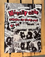Motley Crue Decade of Decadence 81-91 Guitar Tab Edition Rare Mick Mars 