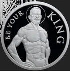 2 oz silver proof Be Your King 2021 .999 Pure COA Box Silver Shield Limited