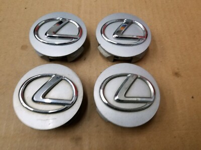 Lexus OEM 2006 2007 2008 IS250 IS350 Set Silver Center Cap Hub Dust Cover PC+ABS