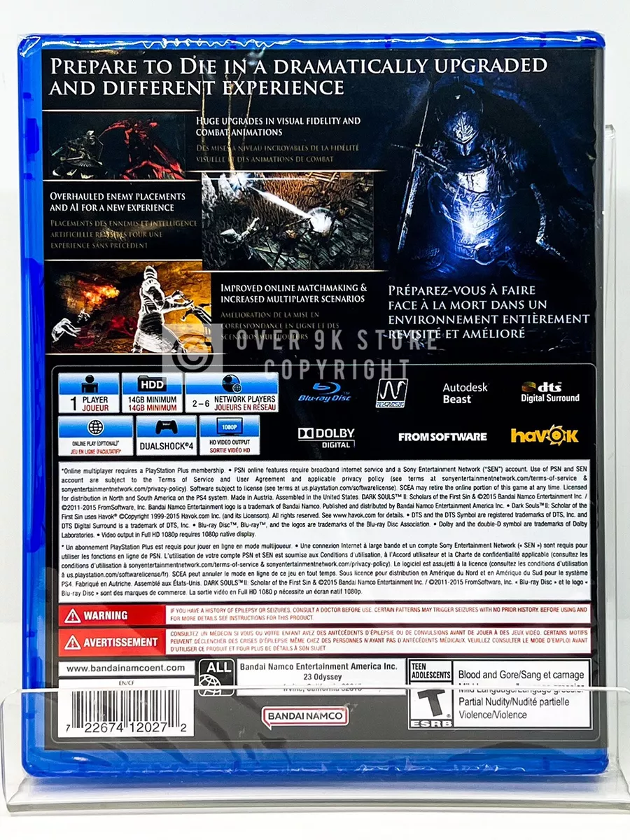 USED PS4 DARK SOULS II SCHOLAR OF THE FIRST SIN 41012 JAPAN IMPORT