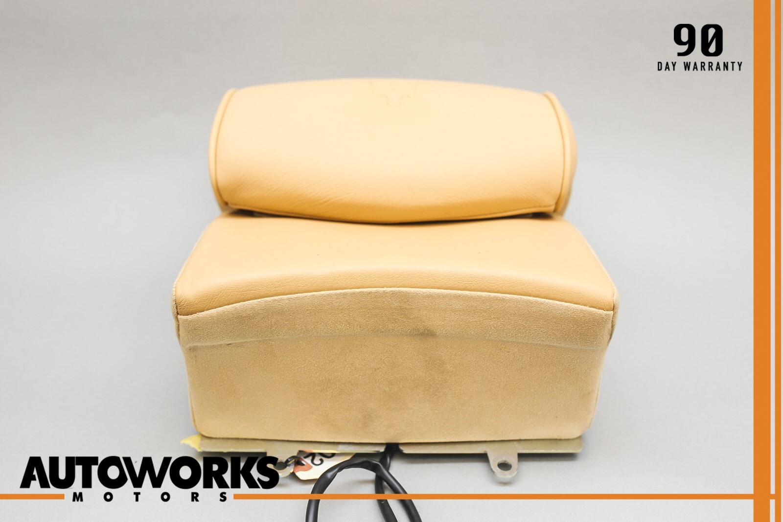 03-13 Maserati Quattroporte M139 Rear Center Seat Head Rest Headrest Cuoio OEM