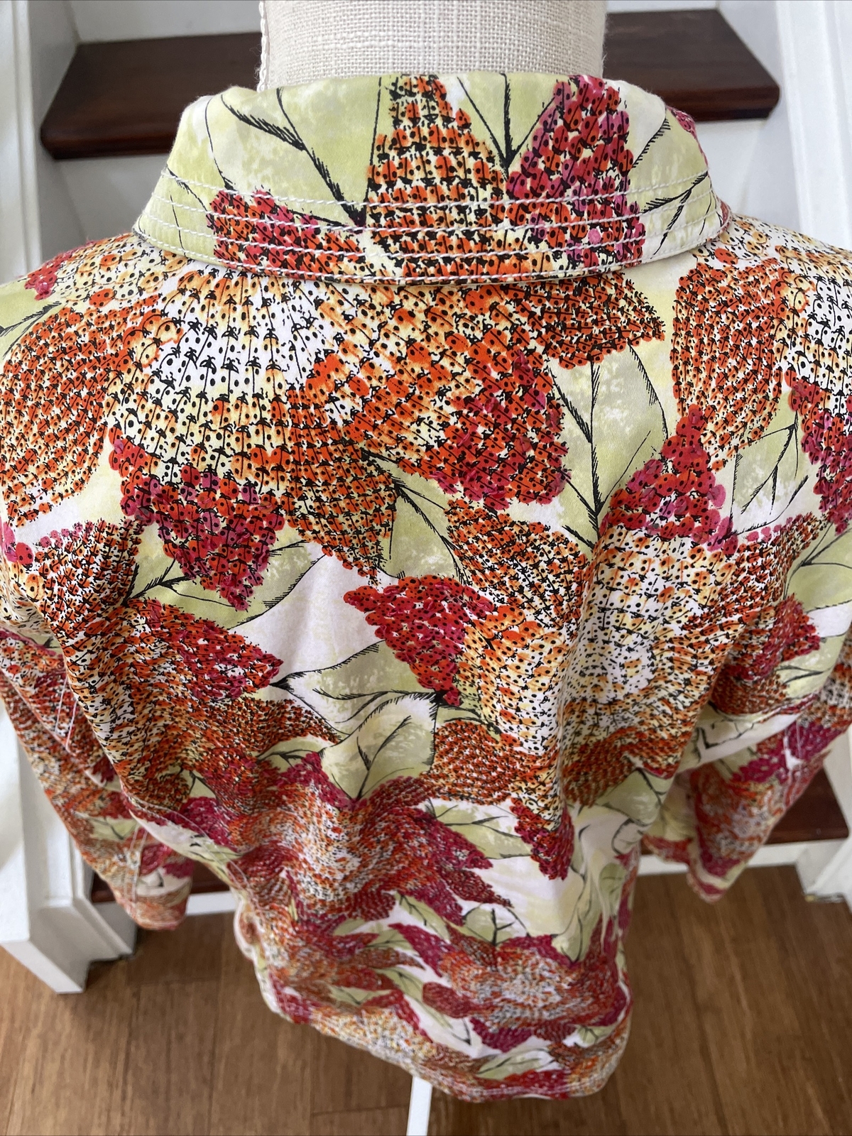 Chico's Button Down Lined Blazer Jacket Size 2 Se… - image 8