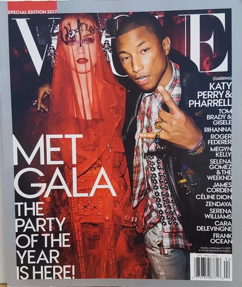 Vogue Met Gala 2017 Special Edition Katy Perry Pharrell FREE