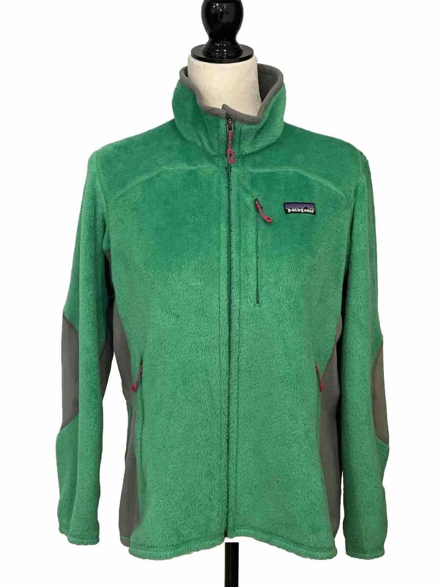 Patagonia R2 Jacket Large Brilliant Green Fleece Polartec Patagonia R2 Jacket Large Brilliant Green Fleece Polartec