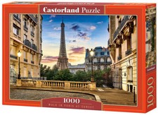 Puzzle 1000 element w. Walk in Paris at Sunset