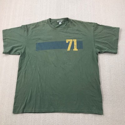Vintage Nike Shirt Mens Extra Large Green Logo Spell Out Y2K 2000s Double Sided