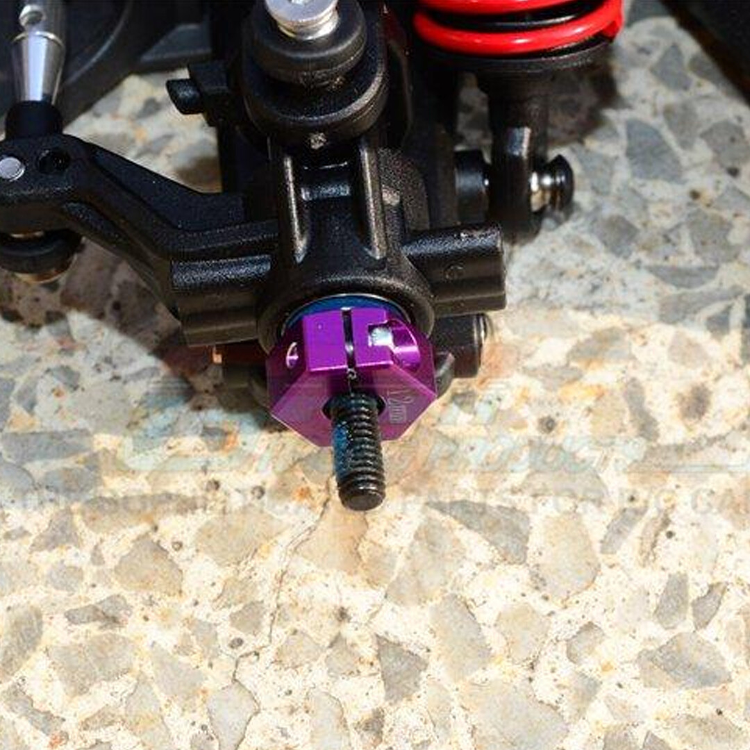 Alu Hex Adapter 9 Mm Dick – Für Traxxas 4-Tec 2.0 & 3.0 | 4-teiliges Set In Schwarz