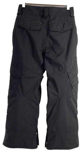 Burton Boy’s Black The White Collection Asym Pant Snow Pants Size Small W24 L 23 - Picture 2 of 18