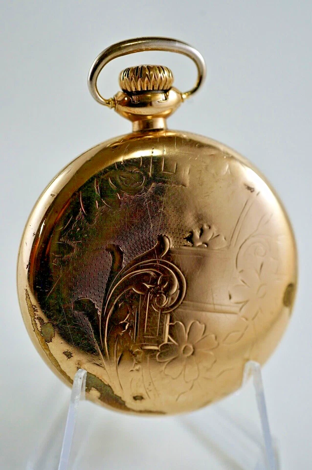 1922 Illinois Time King Grade 806 Model 9 21J 16S 3 Positions Pocket Watch Runs - Image 4 of 4